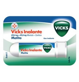 VICKS INALANTE*rinol 1 bastoncino nasale 415,4 mg + 415,4 mg