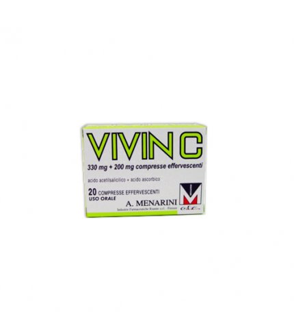 VIVIN C*20 cpr eff 330 mg + 200 mg