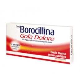 NEOBOROCILLINA GOLA DOLORE*16 pastiglie 8,75 mg menta senzazucchero