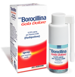 NEOBOROCILLINA GOLA DOLORE*1 flaconcino spray 15 ml 37,5 mgmenta