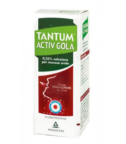 TANTUM VERDE GOLA*spray mucosa orale 15 ml 250 mg/100 ml