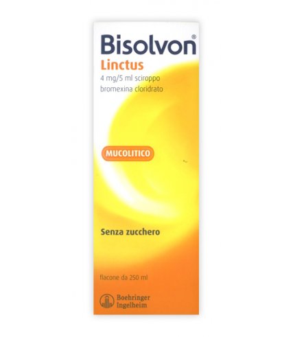 BISOLVON*linctus scir 250 ml 4 mg/5 ml aroma cioccolato ciliegia