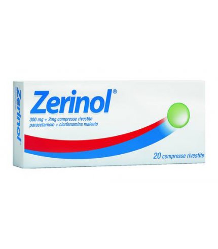 ZERINOL*20 cpr riv 300 mg + 2 mg