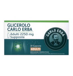 GLICEROLO (CARLO ERBA)*AD 18 supp 2.250 mg