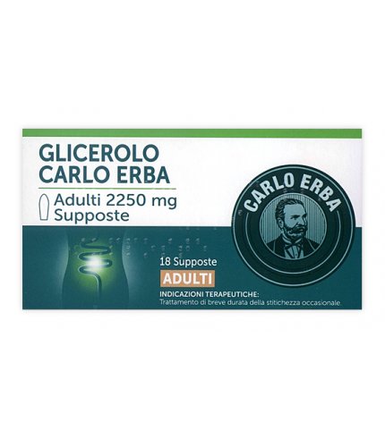 GLICEROLO (CARLO ERBA)*AD 18 supp 2.250 mg