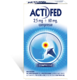 ACTIFED*12 cpr 2,5 mg + 60 mg