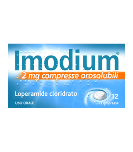 IMODIUM*12 cpr orosolubili 2 mg