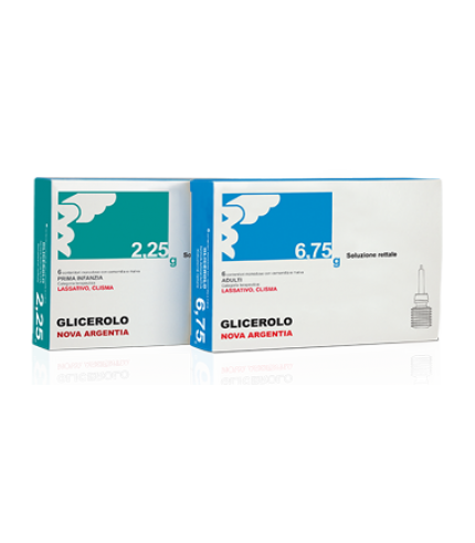 GLICEROLO EG (NOVA ARGENTIA)*AD 6 microclismi 6,75 g con camomilla e malva