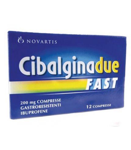 CIBALGINA DUE FAST*12 cpr gastrores 200 mg