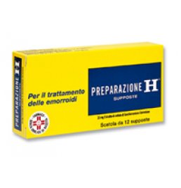 PREPARAZIONE H*12 supp 23 mg