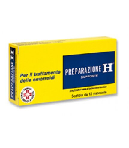 PREPARAZIONE H*12 supp 23 mg