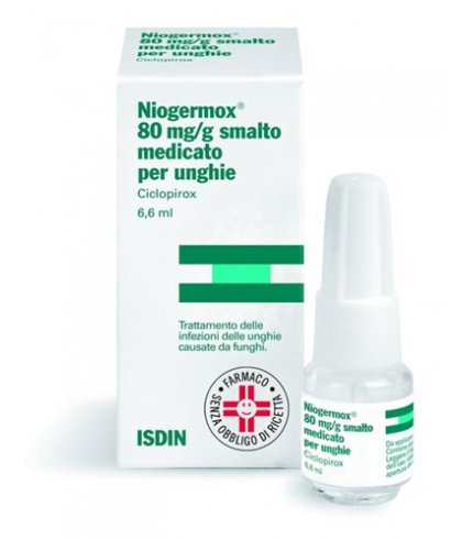 NIOGERMOX*smalto unghie 6,6 ml 80 mg/g