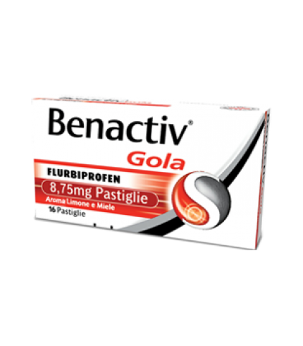 BENACTIV GOLA*16 pastiglie 8,75 mg limone miele