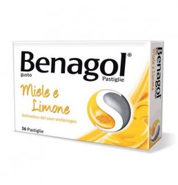 BENAGOL*36 pastiglie 0,6 mg + 1,2 mg miele limone