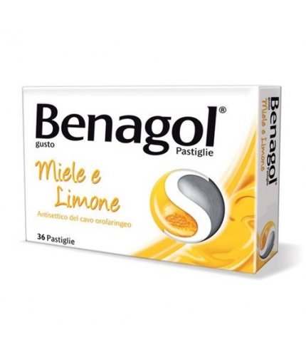 BENAGOL*36 pastiglie 0,6 mg + 1,2 mg miele limone