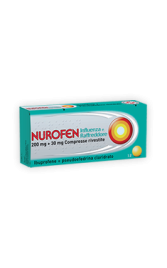 NUROFEN INFLUENZA E RAFFREDDORE*12 cpr riv 200 mg + 30 mg