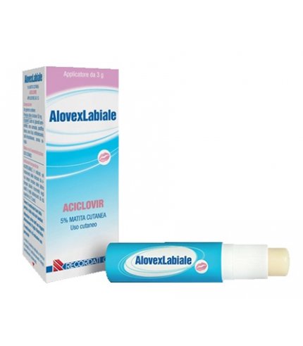 ALOVEXLABIALE*matita cutanea 3 g 5%