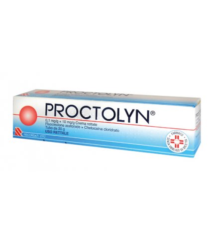 PROCTOLYN*crema rett 30 g 0,1 mg/g + 10 mg/g