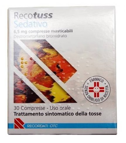 RECOTUSS SEDATIVO*30 cpr mast 6,5 mg