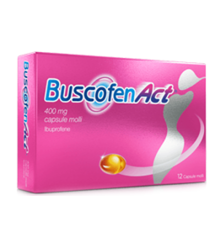 BUSCOFENACT*12 cps molli 400 mg