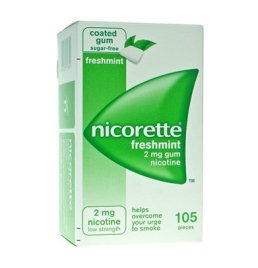 NICORETTE*105 gomme mast 2 mg menta forte