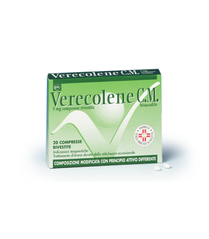 VERECOLENE C.M.*20 cpr riv 5 mg