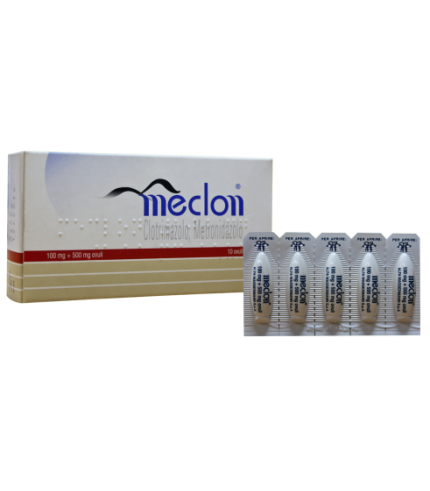 MECLON*10 ovuli vag 100 mg + 500 mg