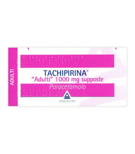 TACHIPIRINA*AD 10 supp 1.000 mg