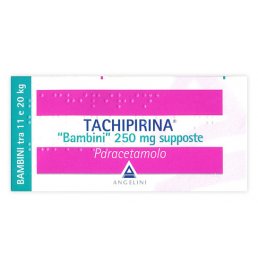 TACHIPIRINA*BB 10 supp 250 mg