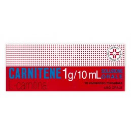 CARNITENE*orale soluz 10 flaconcini 1 g/10 ml