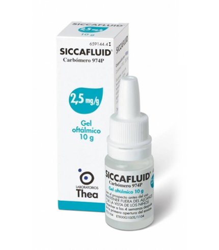 SICCAFLUID*gel oftalmico 10 g 2,5 mg/g