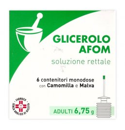 GLICEROLO (AFOM)*AD 6 contenitori monodose 6,75 g soluz rettcon camomilla e malva