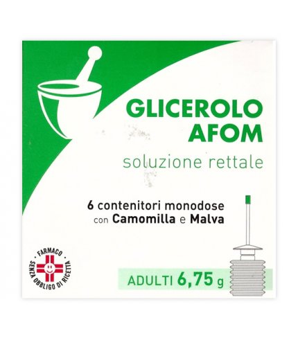 GLICEROLO (AFOM)*AD 6 contenitori monodose 6,75 g soluz rettcon camomilla e malva