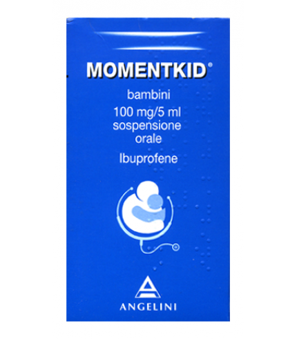 MOMENTKID*BB orale sosp flacone 150 ml 100 mg/5 ml gusto miele e banana