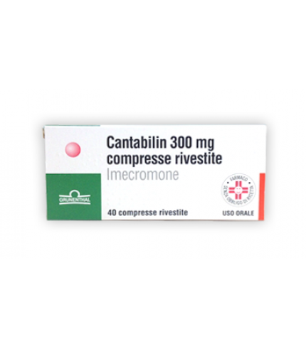 CANTABILIN*40 cpr riv 300 mg