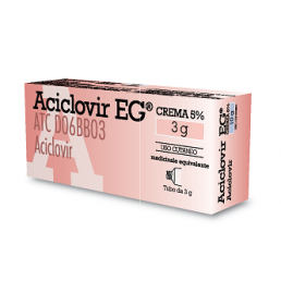 ACICLOVIR (EG)*crema derm 3 g 5%