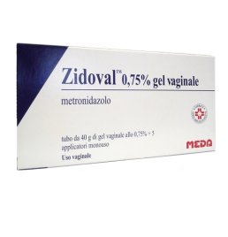 ZIDOVAL*gel vag 40 g 7,5 mg/g + 5 applic ZIDOVAL*gel vag 40 g 7,5 mg/g + 5 applic