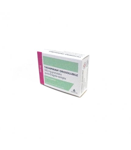 TACHIPIRINA OROSOLUBILE*12 bust grat 500 mg gusto fragola evaniglia