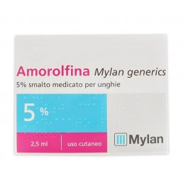 AMOROLFINA (MYLAN GENERICS)*smalto unghie 1 flacone 2,5 ml 5%