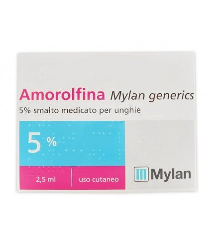 AMOROLFINA (MYLAN GENERICS)*smalto unghie 1 flacone 2,5 ml 5%