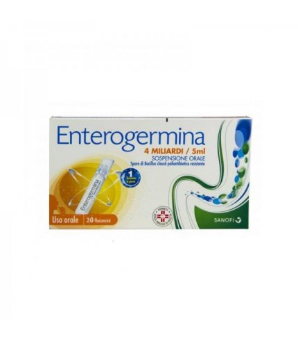 ENTEROGERMINA*orale sosp 20 flaconcini 4 mld 5 ml