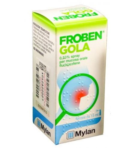 FROBEN GOLA*spray mucosa orale 15 ml 0,25%