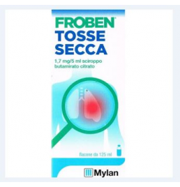 FROBEN TOSSE SECCA*1 flacone 125 ml 1,7 mg/5 ml sciroppo