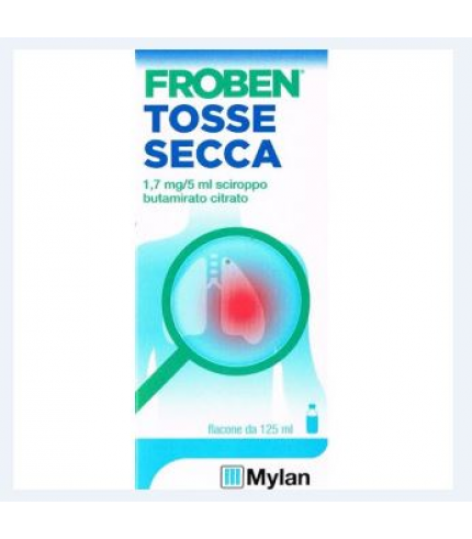 FROBEN TOSSE SECCA*1 flacone 125 ml 1,7 mg/5 ml sciroppo