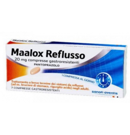 MAALOX REFLUSSO*7 cpr gastrores 20 mg