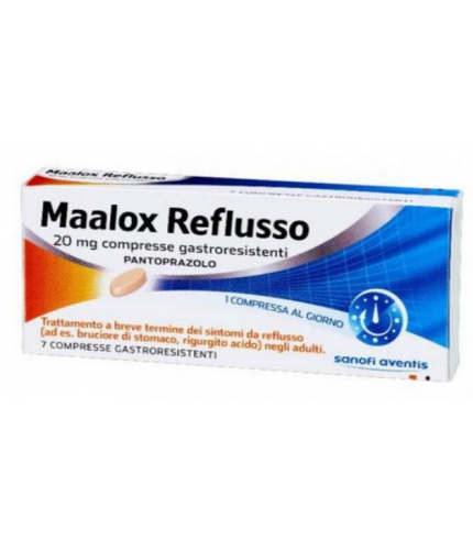 MAALOX REFLUSSO*7 cpr gastrores 20 mg