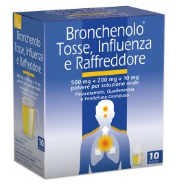 BRONCHENOLO TOSSE INFLUENZA E RAFFREDDORE*orale polv 10 buste