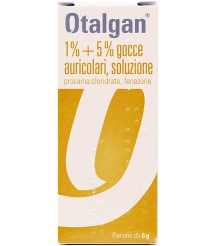 OTALGAN*gocce auricolari 6 g 5% + 1%