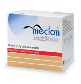 MECLON*soluzione vaginale 5 flaconi 200 mg/10 ml + 1 g/130 ml