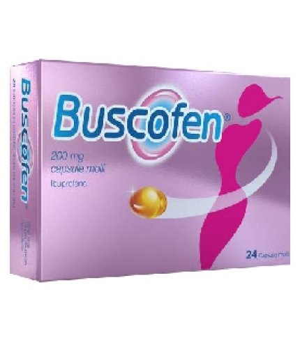 BUSCOFEN*24 cps molli 200 mg